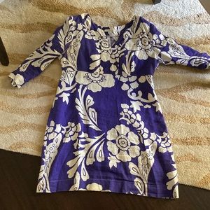 boden size 10 linen knee length dress